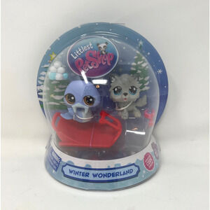 Littlest Pet Shop Winter Wonderland Playset G7 17 Walrus 20 Wolf NEW